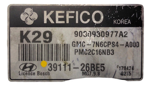 Computadora Hyundai Accent 1.6l 06-08 39111-26be5 (k29)