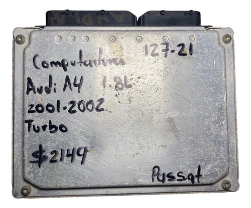 Computadora Audi A4 1.8l 01-02 Turbo 4b0 906 018 Ch