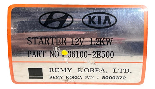 Motor De Arranque Hyundai Elantra 1.8l 11-14 36100-2e500