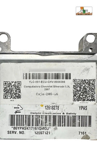 Computadora Chevrolet Silverado 5.3l 2007 12618278 (ypas)