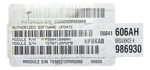 Computadora Jeep Liberty 3.7l A/t 2002-2004 P56041606ah