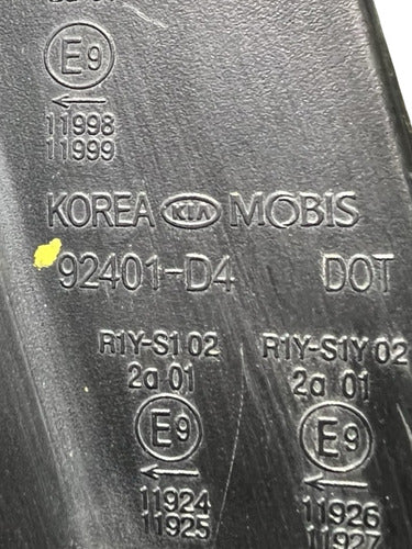 Calavera Lh Kia Optima 2016-2019 92401-d4 Izquierdo/conductor Rojo
