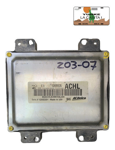Computadora Chevrolet Sonic 1.4l A/t 17-19 12695536 (achl)