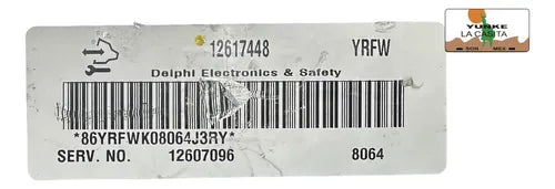 Pcm Computadora Saturn Aura Hybrid 2.4l 2009 12617448 Yrfw