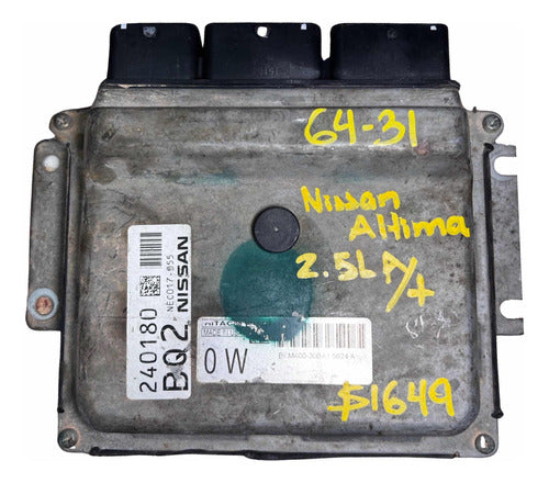 Computadora Nissan Altima 2.5l A/t 13-15       Bem400-300 0w