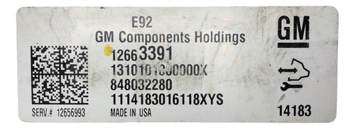 Computadora Chevrolet Silverado 5.3l 14-16 12663391