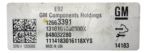 Pcm Computadora Chevrolet Silverado 5.3l 14-16 12663391