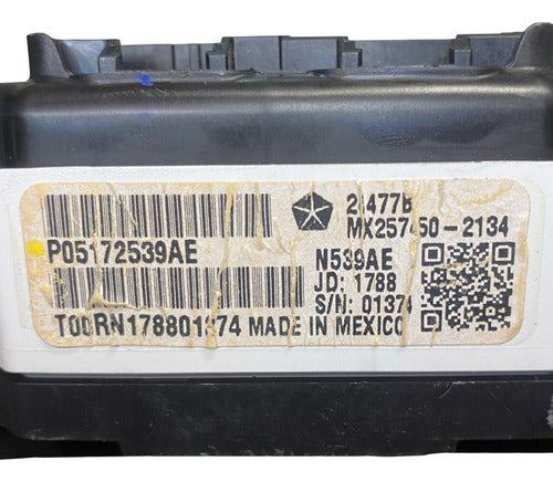 Velocimetro Cluster Dodge Journey 2009 P05172539ae Negro