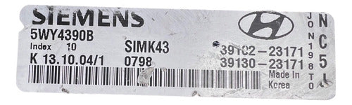 Computadora Hyundai Elantra 1.6l 2004-2006 39102-23171