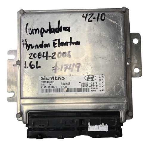 Computadora Hyundai Elantra 1.6l 2004-2006 39102-23171
