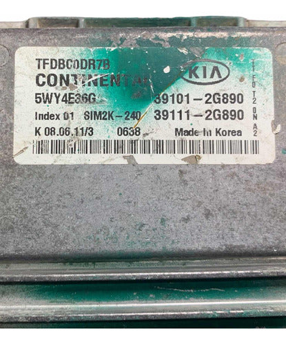 Computadora Kia Optima 2011-2013 2.4l 39101-2g890