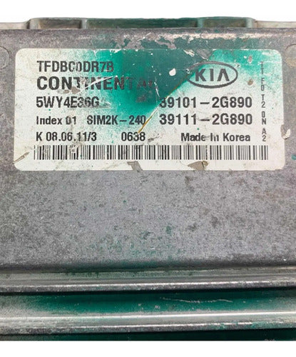 Pcm Computadora Kia Optima 2011-2013 2.4l 39101-2g890