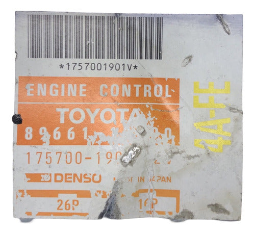 Computadora Toyota Corolla 1.6l M/t 90-91 89661-12490