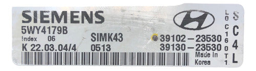 Computadora Kia Spectra 2.0l 04-05 39102-23530