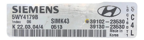 Pcm Computadora Kia Spectra 2.0l 04-05 39102-23530 P1