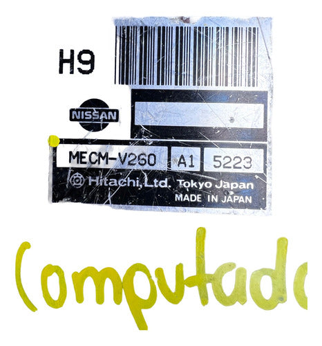 Computadora Nissan Pathfinder 3.0l 1995 Mecm-v260 (h9)