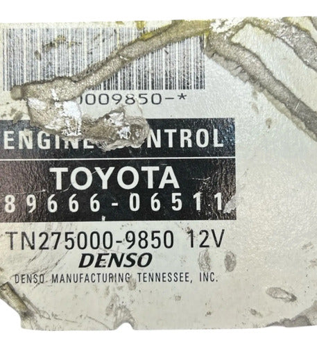 Pcm Computadora Toyota Camry 2.4l A/t 03-04 89666-06511