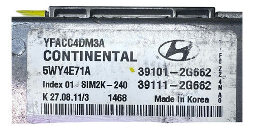 Computadora Hyundai Sonata 2.4l 11-14 39101-2g662