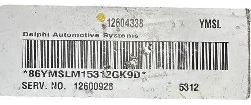 Pcm Computadora Chevrolet Malibú 3.5l 2006 12604338 (ymsl)