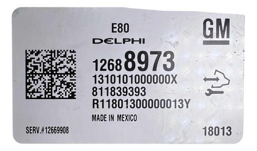 Computadora Chevrolet Terrain 2.0l 2018 12688973
