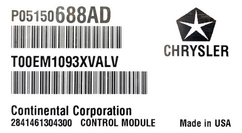 Computadora Dodge Dart 2.0l A/t 2013 P05150688ad
