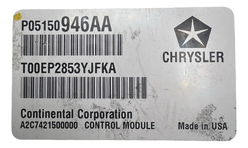Computadora Dodge Dart 2.4l A/t 13-14 P05150946aa