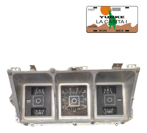Cluster Velocímetro Ford E-250 M/t 1975-1991 D6uf-10894-aa Crema