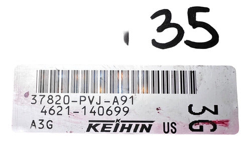 Computadora Honda Pilot 3.5l A/t 2008 37820-pvj-a91 (3g)