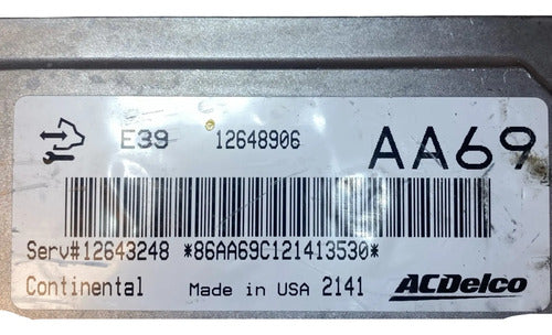 Pcm Computadora Gmc Terrain 2.4l 2012 12648906 (aa69)