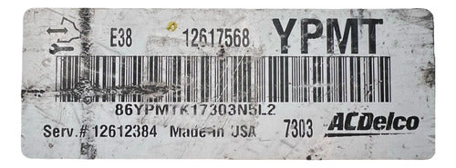 Pcm Computadora Chevrolet Impala 3.5l 2008 12617568 (ypmt)