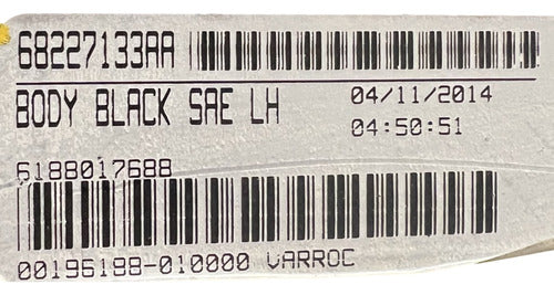 Calavera Lh Dodge Journey 2014-2020 68227133aa Rojo Izquierdo/conductor