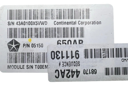 Pcm Computadora Dodge Durango 3.6l 12-13 P05150650ab