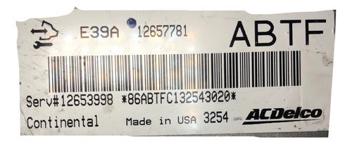 Computadora Chevrolet Silverado 2.4l 12-14 12657781 (abtf)