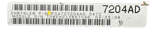 Computadora Pcm Dodge Caravan 3.3l 1997 P04727204ad