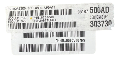 Pcm Computadora Dodge Durango 4.7l 2008 P05187500ad