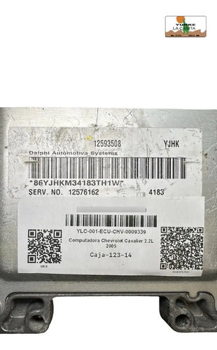 Computadora Chevrolet Cavalier 2.2l 2005 12593508 (yjhk)