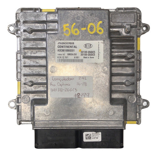 Computadora Kia Optima 2.4l 16-18 39138-2ggc5