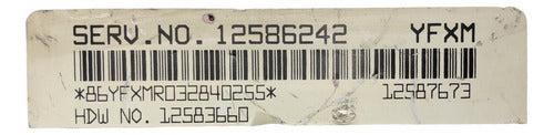 Computadora Chevrolet Silverado 2004 12586242 (yfxm)