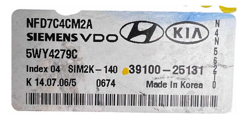 Computadora Hyundai Sonata 2.4l 06-08 39100-25131