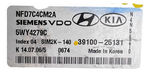 Pcm Computadora Hyundai Sonata 2.4l 06-08 39100-25131