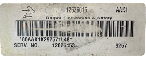 Computadora Chevrolet Colorado 09-12 12636015 Aak1