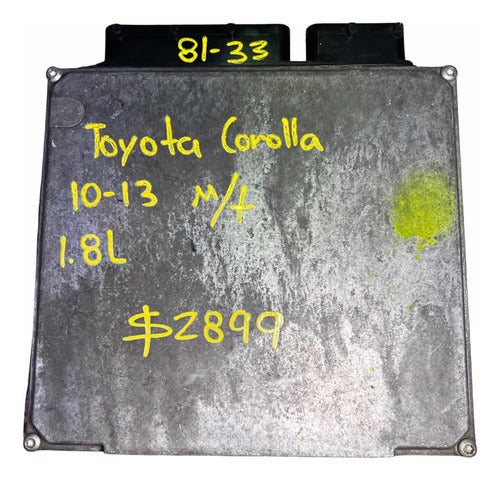 Computadora Toyota Corolla 1.8L 2012-2013 89961-0ZA41 (G9)