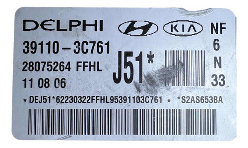 Computadora Hyundai Sonata 3.3l 06-08 39110-3c761