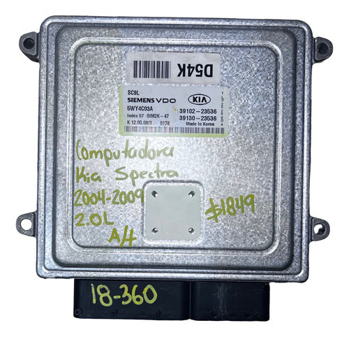 Computadora Kia Spectra 2.0l A/t 04-09 39102-23536