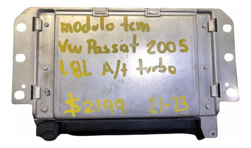 Modulo Tcm Vw Passat 1.8l Turbo A/t 2005 3b0 927 156 Ah