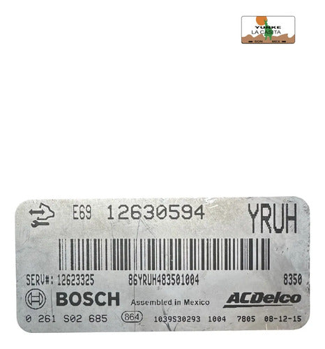 Computadora Chevrolet Traverse 3.6l 11-13 12630594 (yruh)