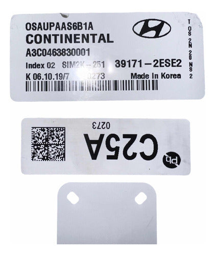 Computadora Hyundai Kona 2.0l 19-21 39171-2ese2