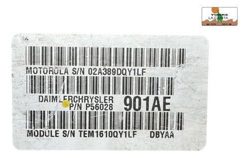 Computadora Dodge Durango 5.2l A/t 2000 P56028901ae