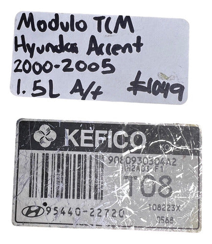 Módulo Tcm Hyundai Accent 1.5l A/t 00-05 95440-22720