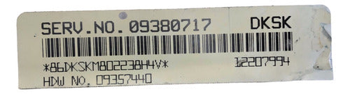 Computadora Chevrolet Malibu 99-02 09380717 (dksk)